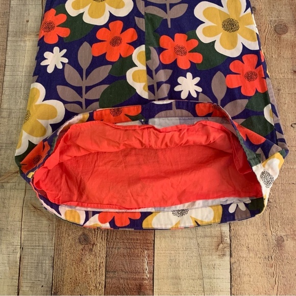 Mini Boden girls floral tank top corduroy dress 7-8Y - Picture 2 of 5